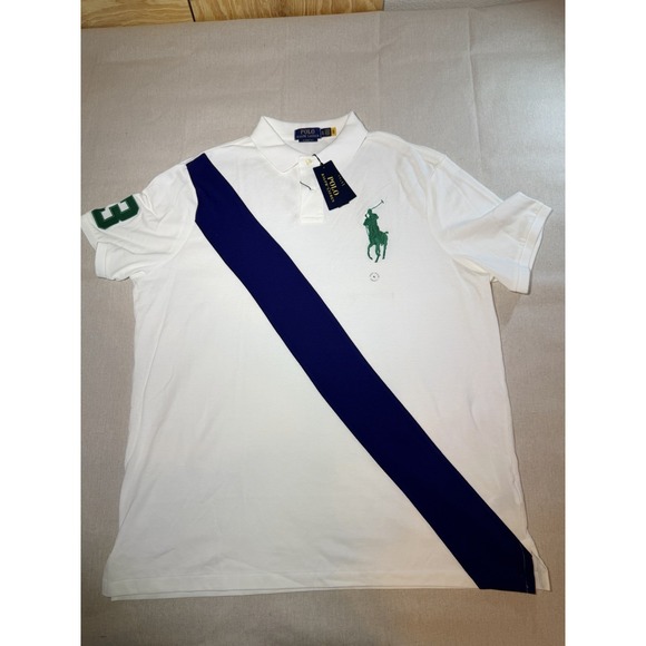 Polo Ralph Lauren Other - POLO RALPH LAUREN Size XL Classic Fit Big Pony Mesh Polo Shirt White NWT $138